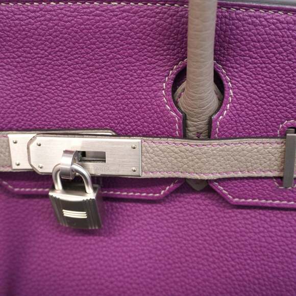 Hermes Hermès Birkin 30 Togo Anemone Asphalt Handbag with Z Stamp, SPO Women's - Picture 9 of 13